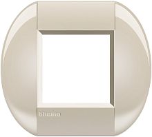 Рамка овальная Legrand BTicino LivingLight 2 мод Кремовый  картинка